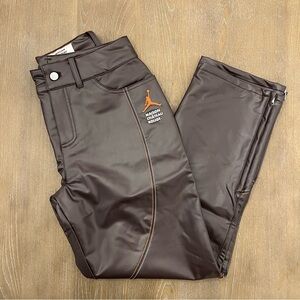 Nike Jordan x Maison Chateau Rouge Faux Leather Pants